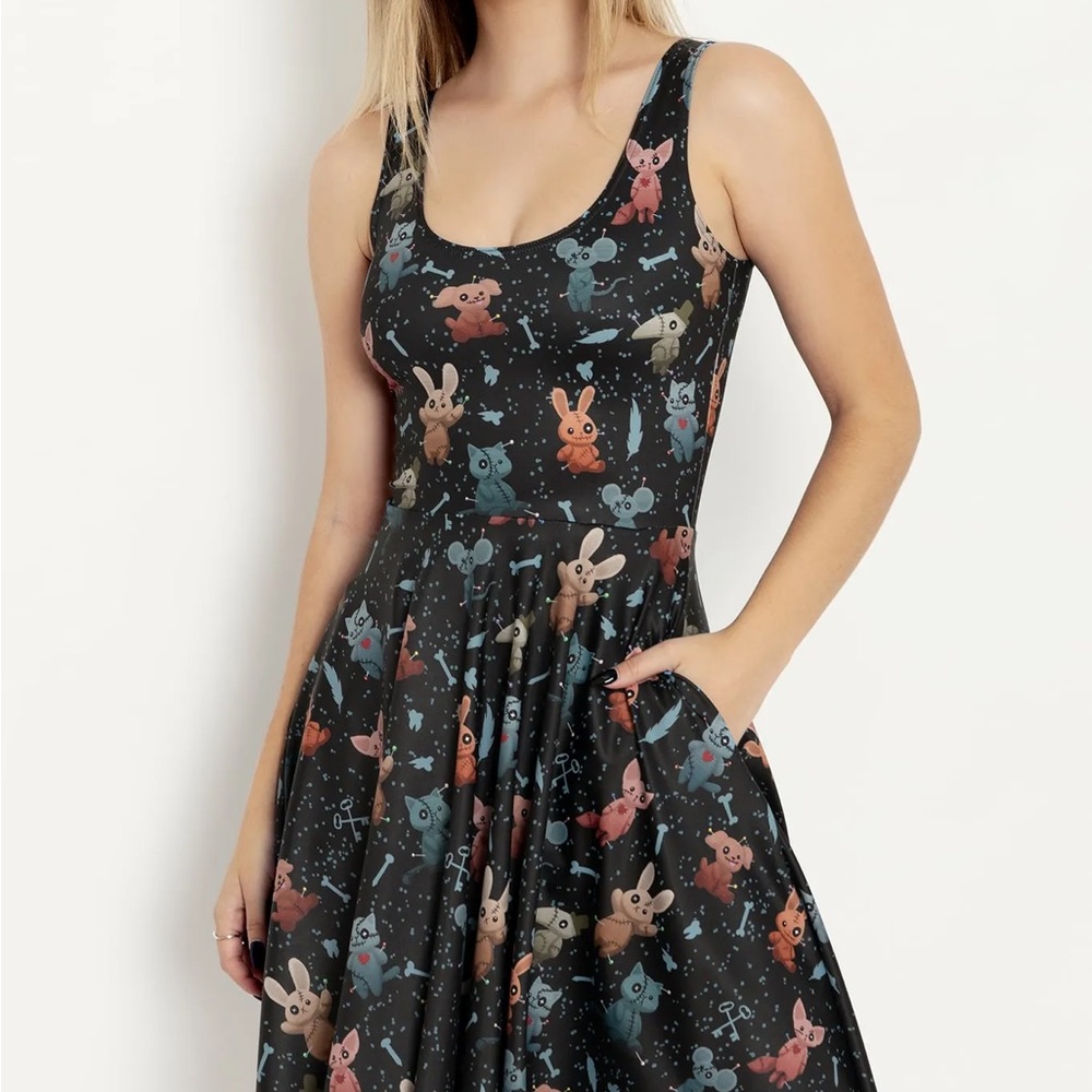 Blackmilk Voodoo Pets Scoop Longline Dress Medium